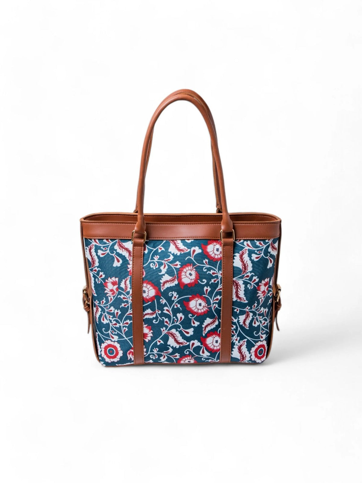 STRAP CANVAS TOTE 22 – Floral Print Ladies Tote Bag with Adjustable Strap | Stylish, Spacious & Everyday-Ready