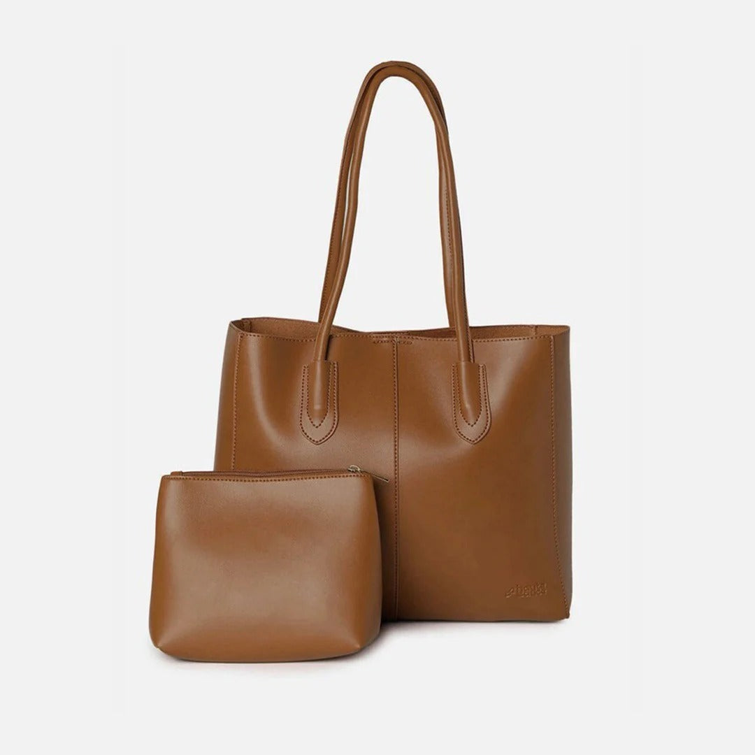 🤎 TOTE 11 – Brown | Warm-Toned Everyday Tote with Timeless Appeal