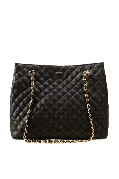 IDEAS TOTE 004 – Black | Classic Everyday Tote with Smart Elegance