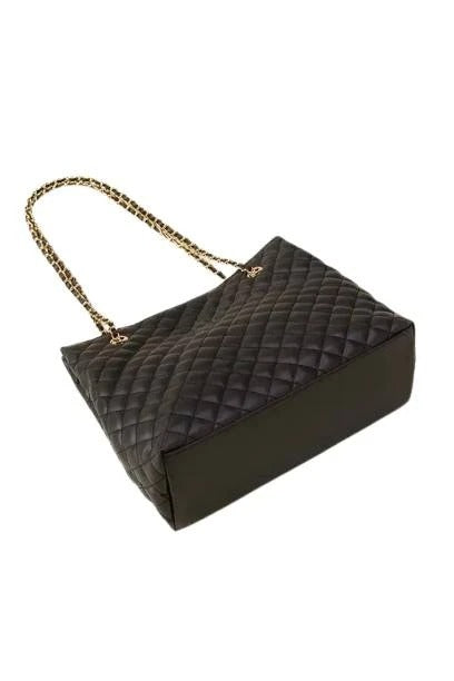 IDEAS TOTE 004 – Black | Classic Everyday Tote with Smart Elegance