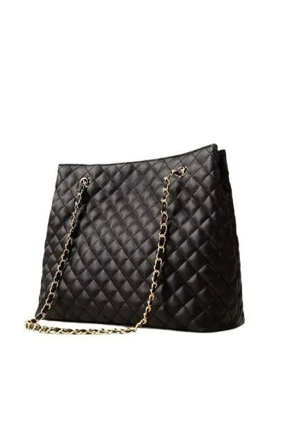 IDEAS TOTE 004 – Black | Classic Everyday Tote with Smart Elegance